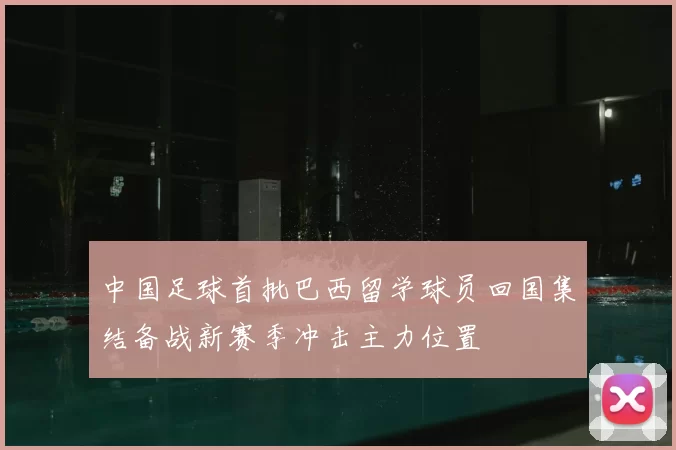 中国足球首批巴西留学球员回国集结备战新赛季冲击主力位置